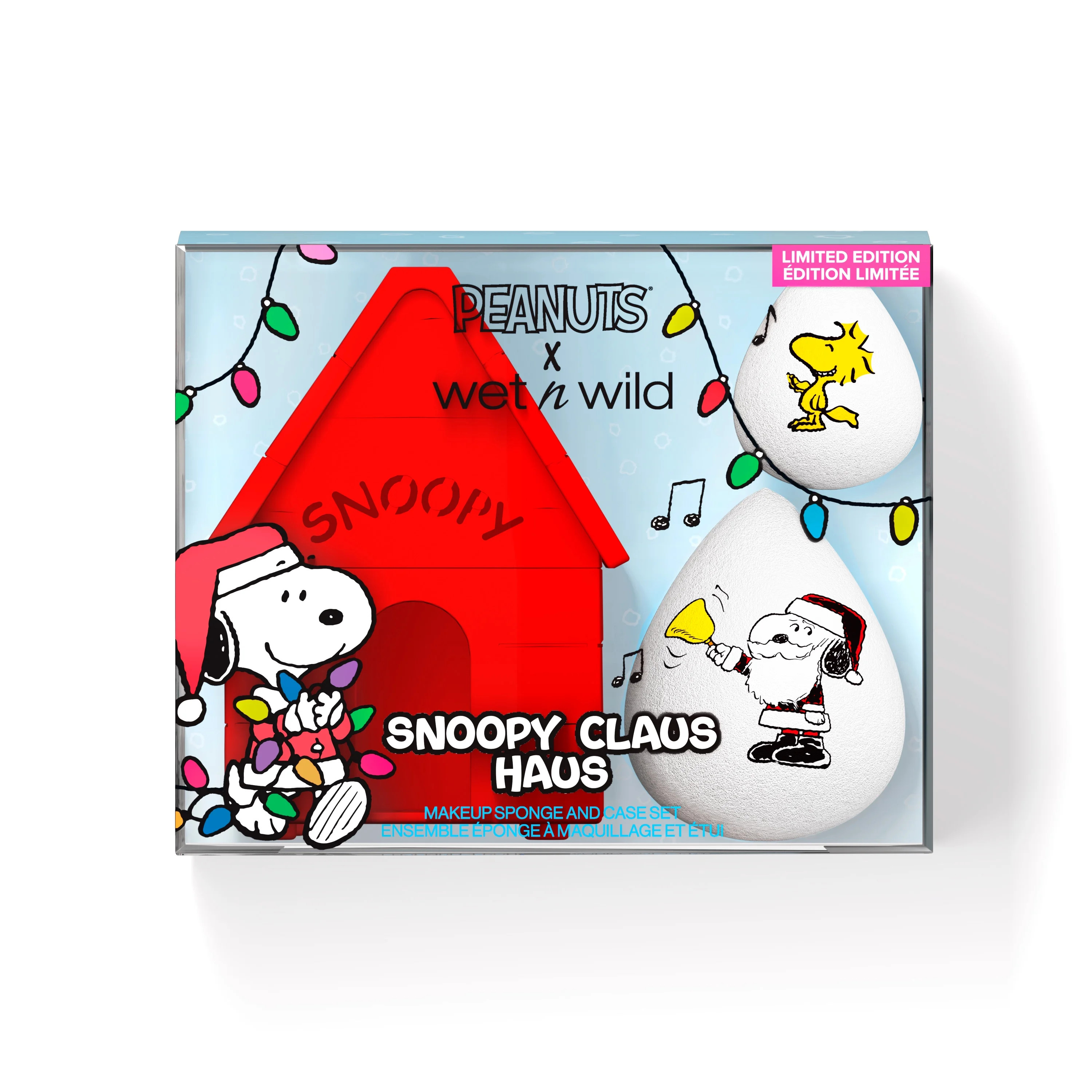 Wet N Wild Peanuts Snoopy Claus Haus Makeup Sponge And Case Set | Walmart (US)