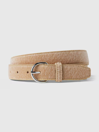 Vegan Calf-Hair Belt | Gap (US)