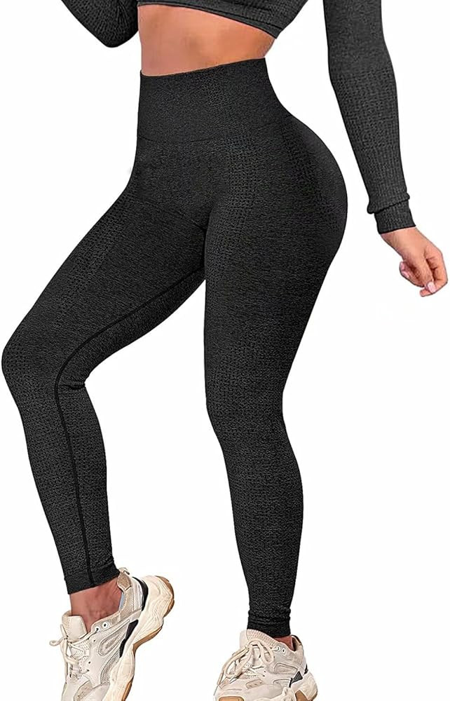 FITTOO Womens High Waist Seamless Workout Leggings Scrunch Butt Tummy Control Yoga Pants Gym Tigh... | Amazon (US)
