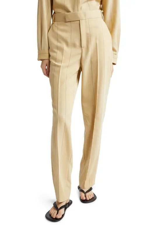 PARTOW Morrison Pin Stripe Straight Leg Pants in Cortado at Nordstrom, Size 4 | Nordstrom