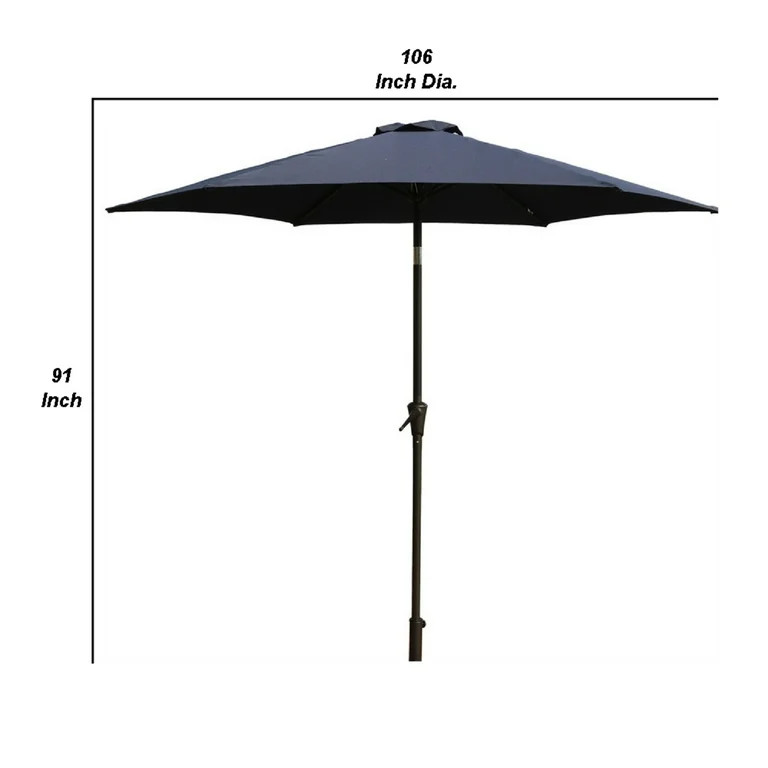 iPatio 8.8 ft Outdoor Aluminum Patio Umbrella, Patio Umbrella, Market Umbrella with Carry Bag, Na... | Walmart (US)
