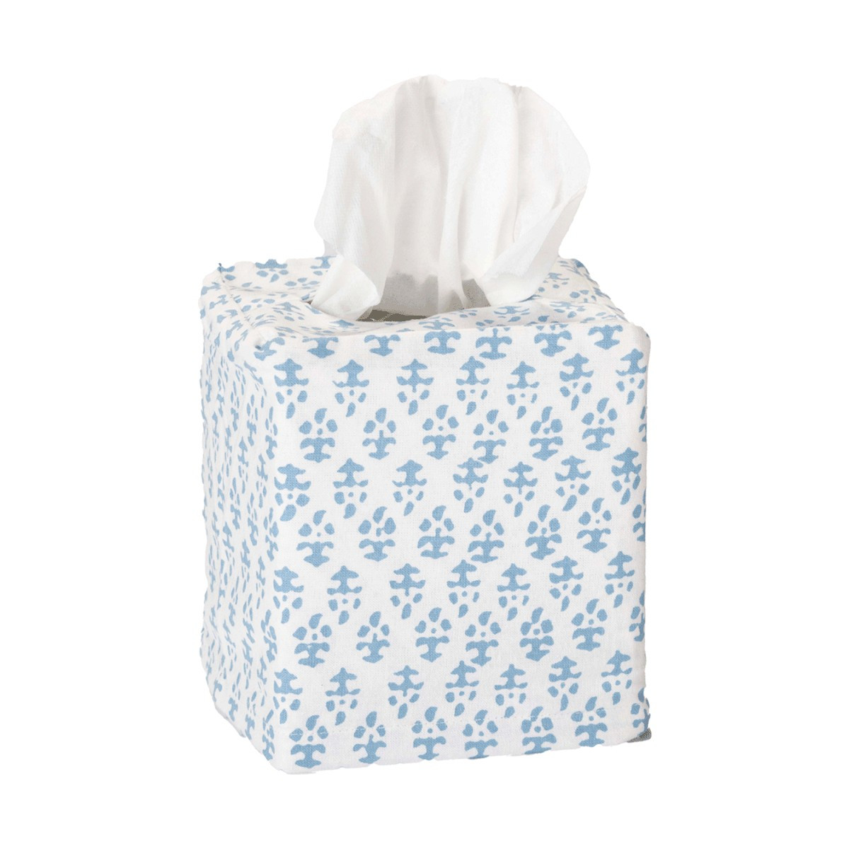 Batik Tissue Box Cover Blue | Amanda Lindroth