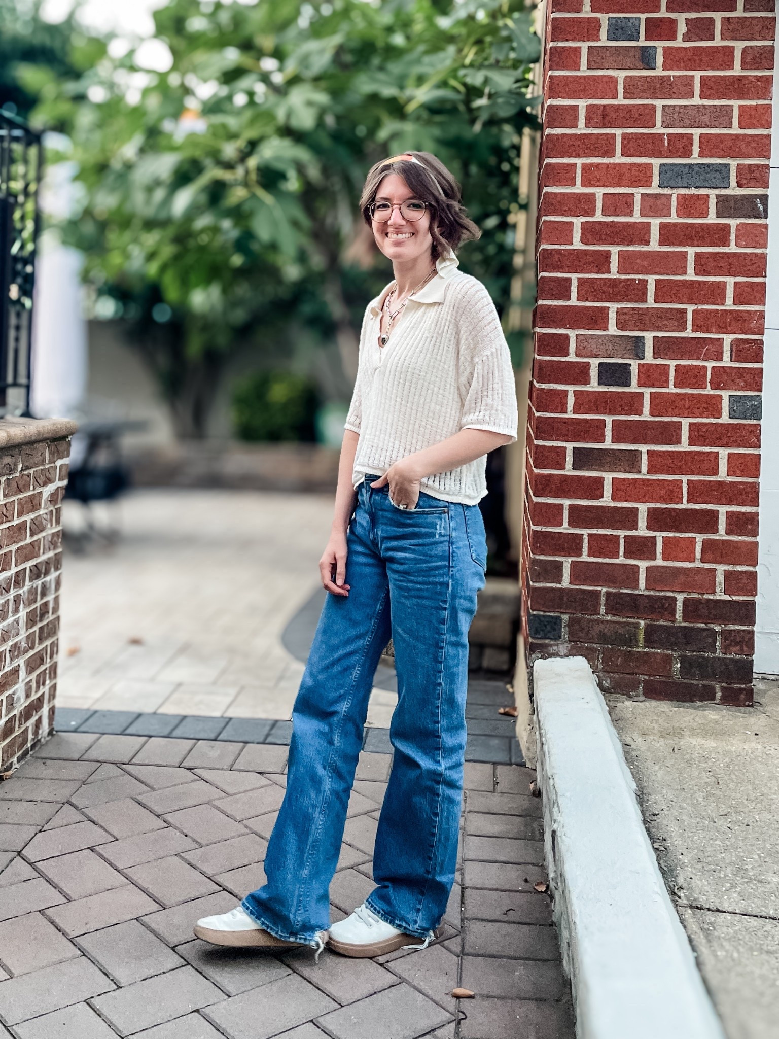 Swim coverup up: TTS, I sized up to a medium bc I wanted it to fit more slouchy
Tank: TTS
Jeans: TTS, love the step hem in the back (color is Dark With Back Distressed Hem)
Allbirds sneakers: TTS, so comfy. Use code LIZLOVES for money off @allbirds #AllBirdsPartner 

#LTKSaleAlert #LTKSeasonal #LTKStyleTip