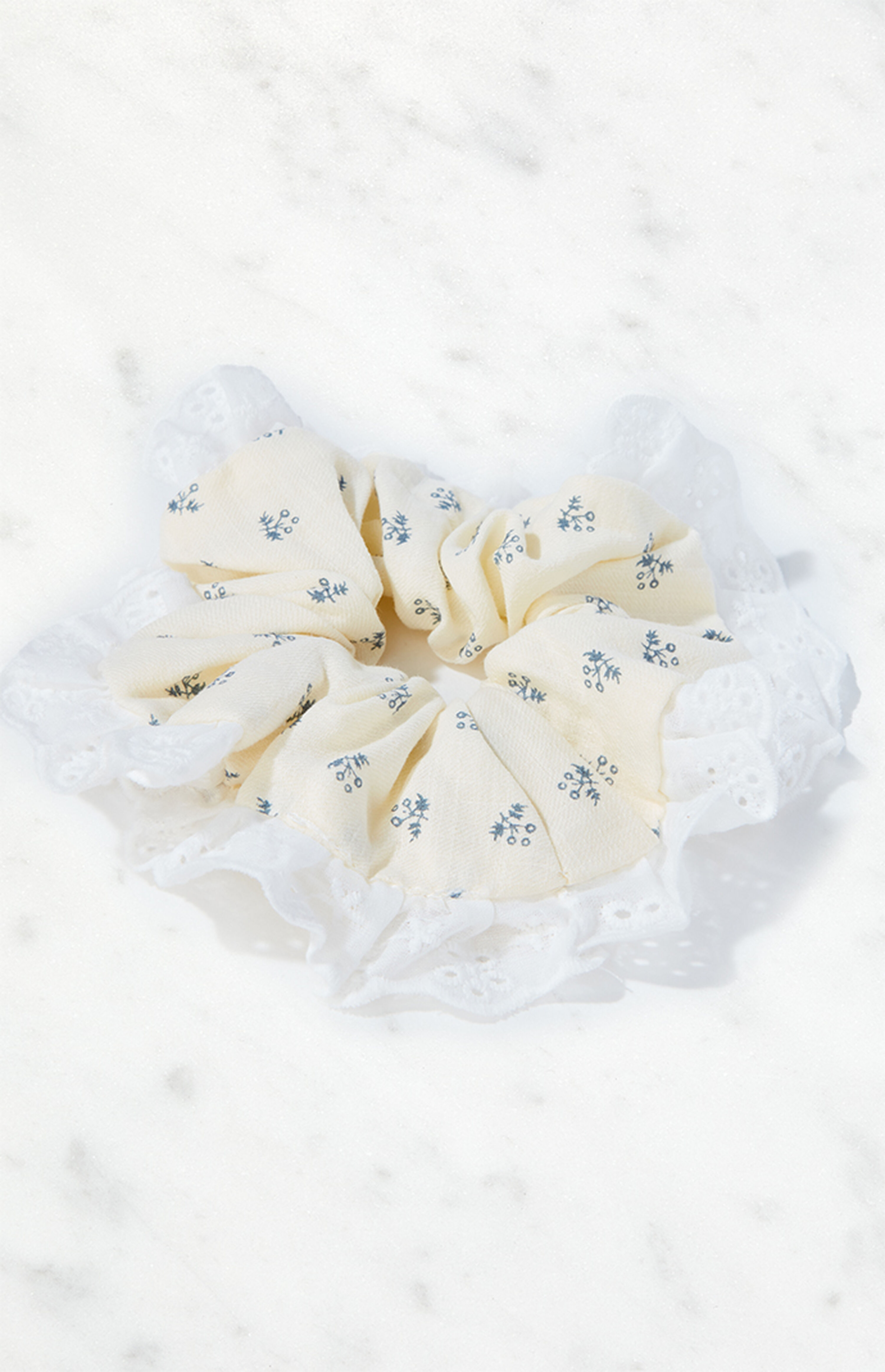 PacSun Ditsy Floral Eyelet Hair Scrunchie | PacSun