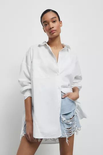 BDG Brigsley Poplin Button-Down Shirt | Urban Outfitters (US and RoW)