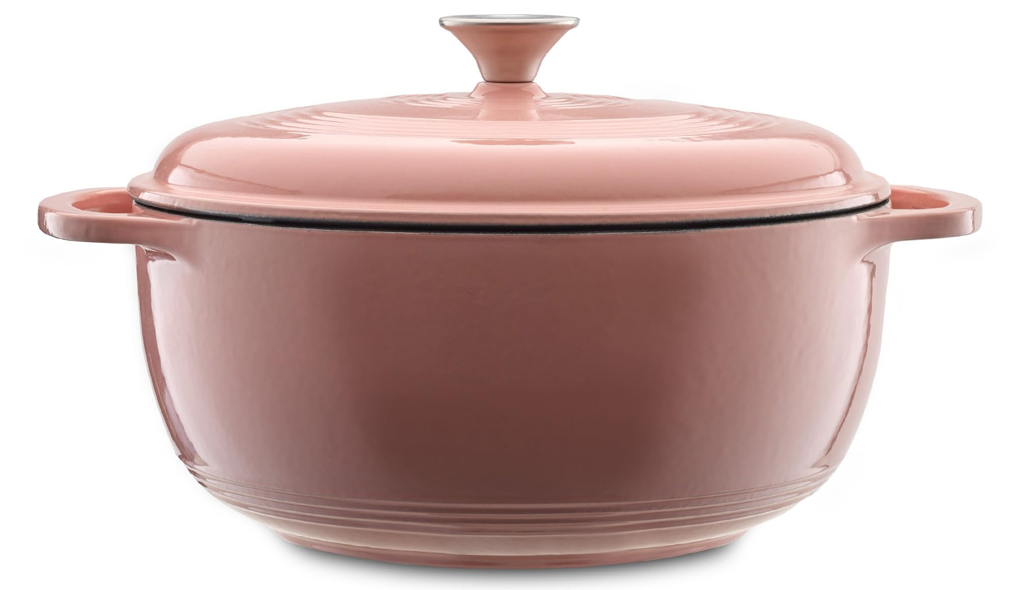 Mercer Culinary Enameled Cast Iron Round Dutch Oven, 6 qt., Pink | Amazon (US)