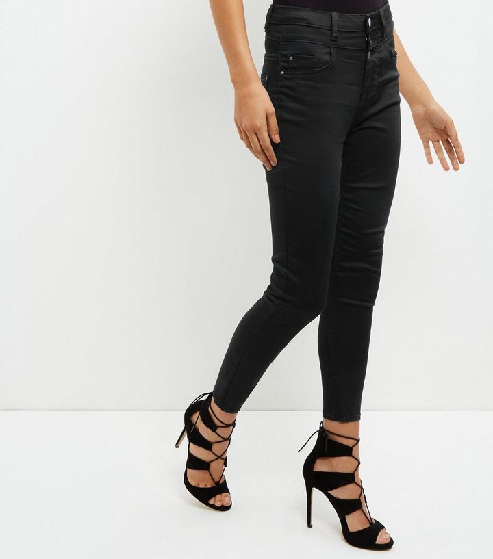 Black High Waist Skinny Yazmin Jeans | New Look (UK)