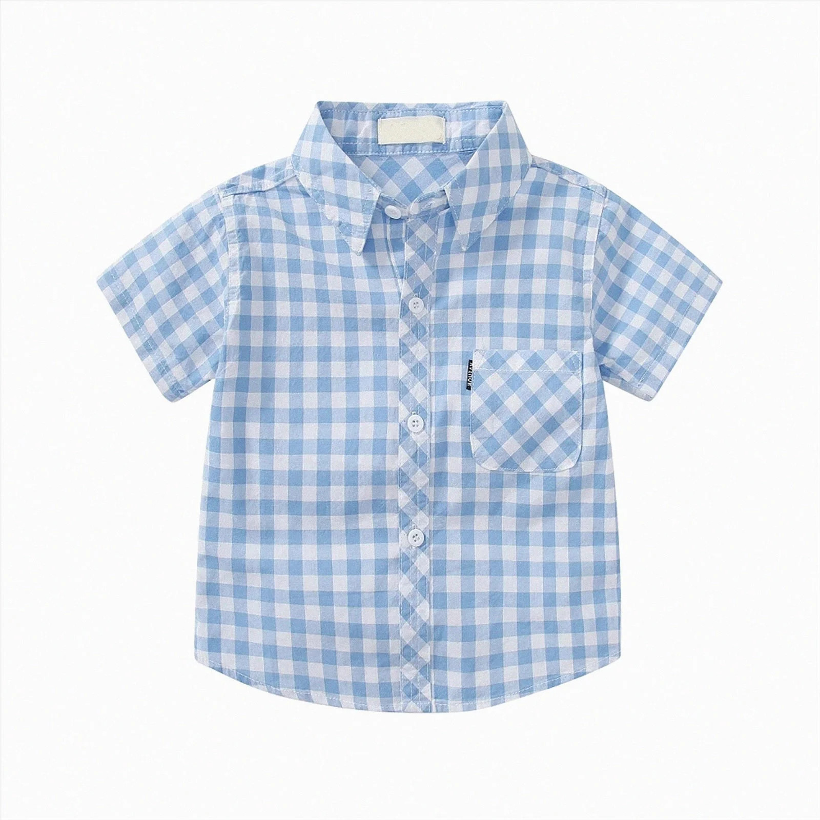 enyan Cotton T-Shirts For Kids Boy Girls Crew Neck Short Sleeve Summer Tees 2-15 Years（Sky Blue... | Walmart (US)