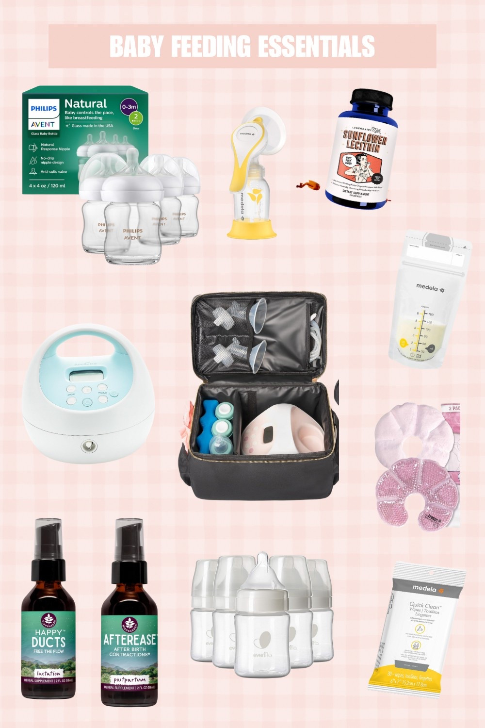 I primarily breast feed, but I do like to create a little stash as well so I will pump once a day after the first few weeks! The Spectra is my favorite pump, but I did get the Elvie for baby number two as well so I could try a hands free option. I haven’t been able to try it out yet though so stay tuned on my review of that! #pumping #breastfeeding #bottles #newborn

#LTKFamily #LTKBump #LTKBaby