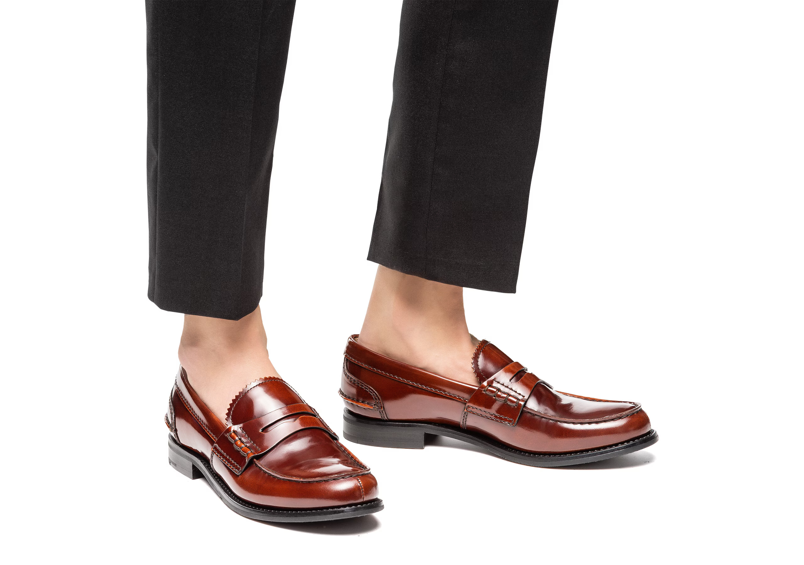 Pembrey 2w Polished Fumè Loafer Brown | Church's Footwear UK