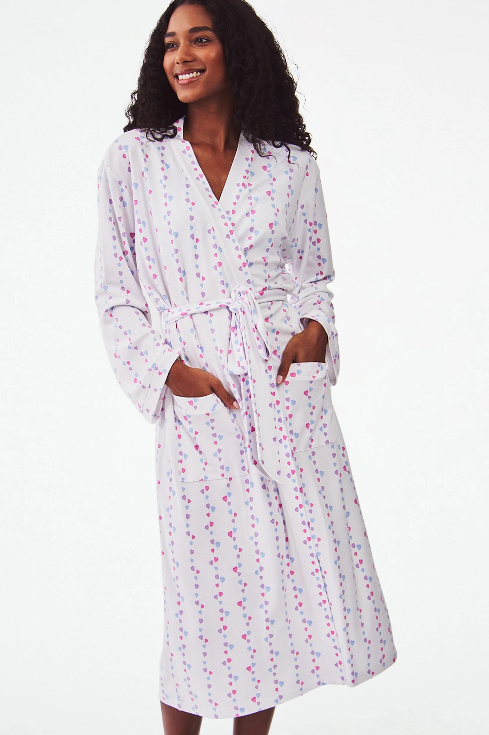 Falling Hearts Robin Robe | Roller Rabbit