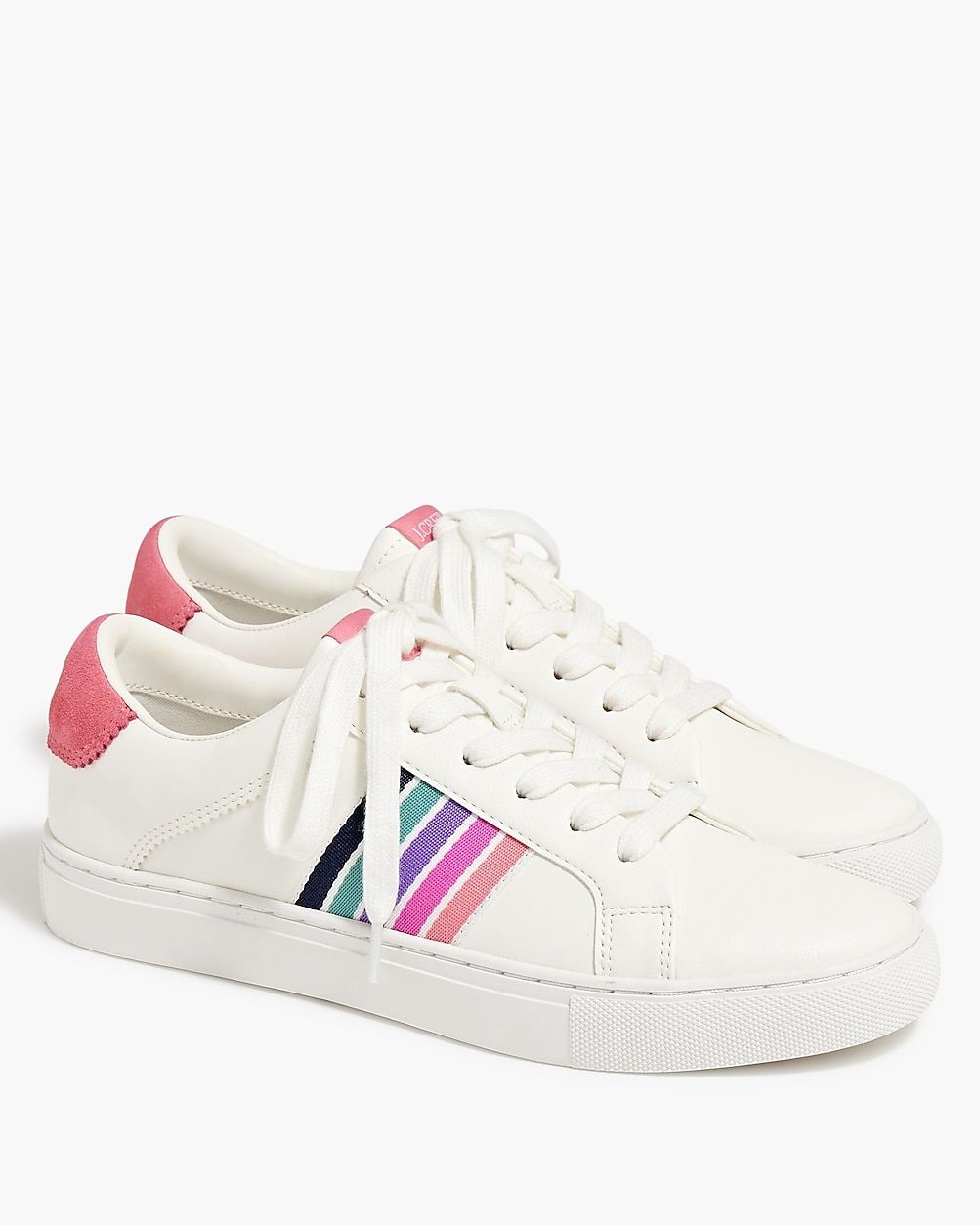 Striped lace-up sneakers | J.Crew Factory