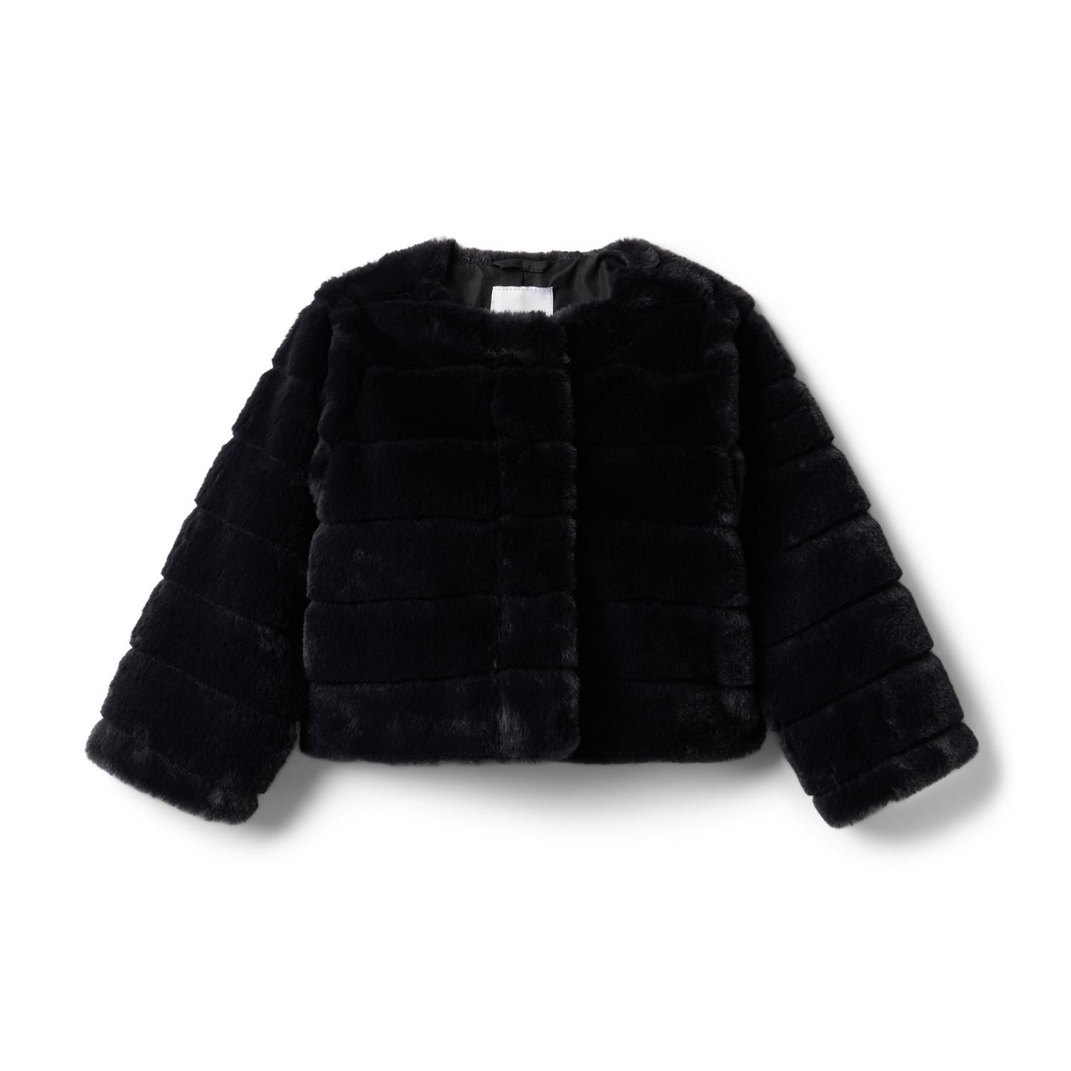 Cropped Faux Fur Coat | Janie and Jack