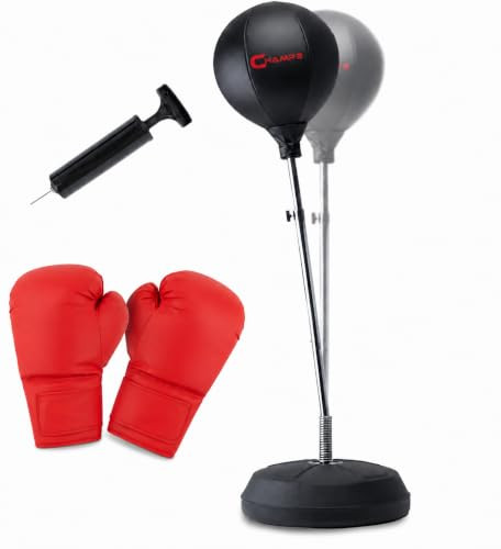 Champs MMA Freestanding Reflex Bag with Stand | Adjustable Height Punching Bag Dummy with Gloves | Home Boxing Training for Agility and Hand-Eye Coordination | Amazon (US)