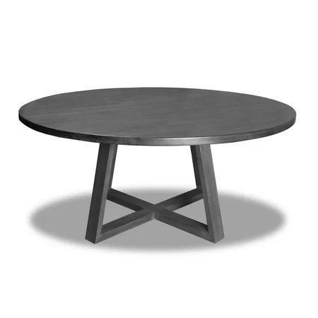 South Cone Home Andre Round Dining Table, 72"" Top, Cement | Walmart (US)