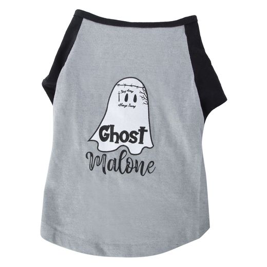 'ghost malone' halloween pet tee | Five Below