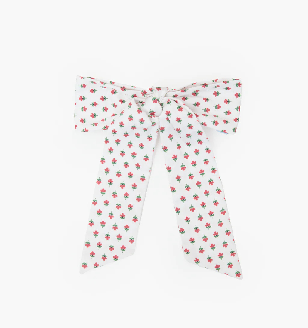 The Belle Bow - White Poppy Half Drop | Hill House Home US