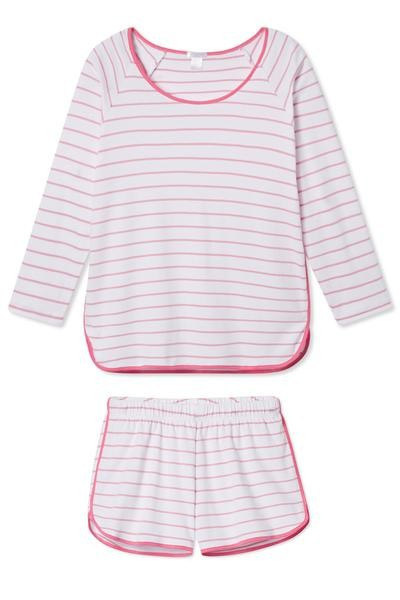 Pima Long-Short Set in Rose | LAKE Pajamas
