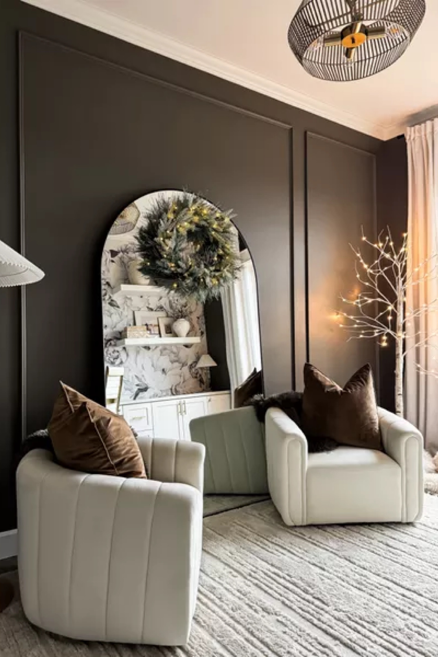 My refreshed office space with a little bit of holiday cheer!

Holiday  Holiday home  Holiday home tour  Christmas  Wreath  Home office  Work from home  Accent chair  Swivel chair  Birch tree  Floor lamp  Floor mirror  Home office decor  Area rug

#LTKhome #LTKHoliday #LTKSeasonal