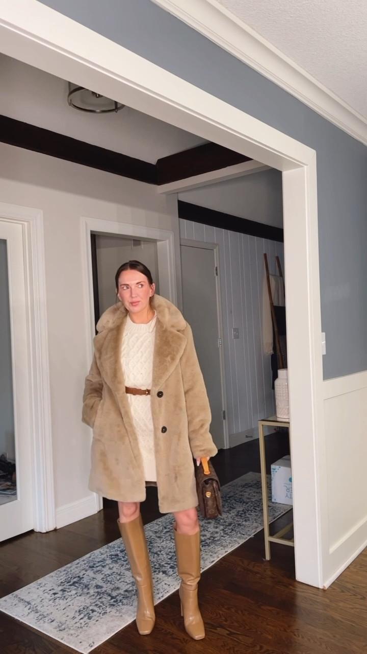 If you are like me and want to be comfy and cute for Thanksgiving so you can eat ALL the turkey and mashed potatoes, here’s some outfit inspo! 🦃 

Comment “LINKS” for exact sweater dress!🤎 Comes in so many different colors and perfect for the holidays!

Follow @gucciandglam for more easy to recreate holiday outfits!😘

#holidaystyle #holidayoutfits #thanksgivingoutfit #holidayfit #comfyandcute #christmasoutfit #holidayfashion #holidayoutfitideas 
thanksgiving outfit ideas | thanksgiving outfit | sweater dress | holiday fashion | holiday outfit inspo | holiday outfit ideas | holiday outfit | Christmas outfit | Christmas outfit inspo | easy holiday outfit 

#LTKCyberWeek #LTKHoliday #LTKfindsunder50