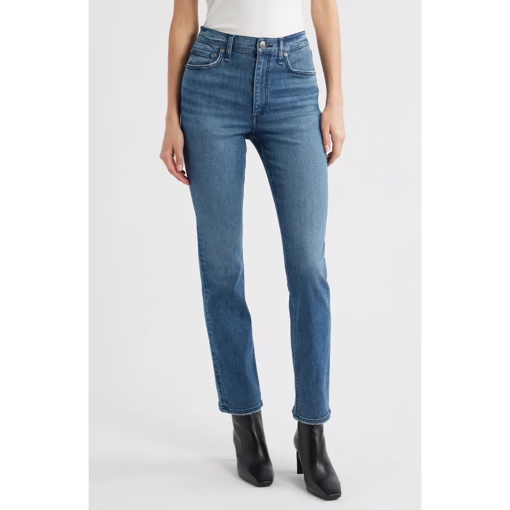 rag & bone Flexi Wren High Waist Slim Jeans in Willow at Nordstrom Rack, Size 24 | Nordstrom Rack