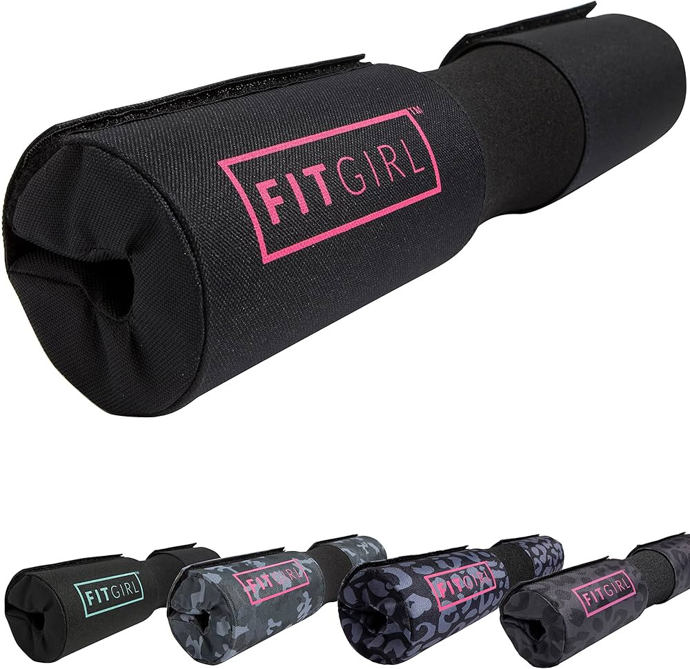 FITGIRL - Squat Pad and Hip Thrust Pad for Leg Day, Barbell Pad Stays in Place Secure, Thick Cush... | Amazon (US)