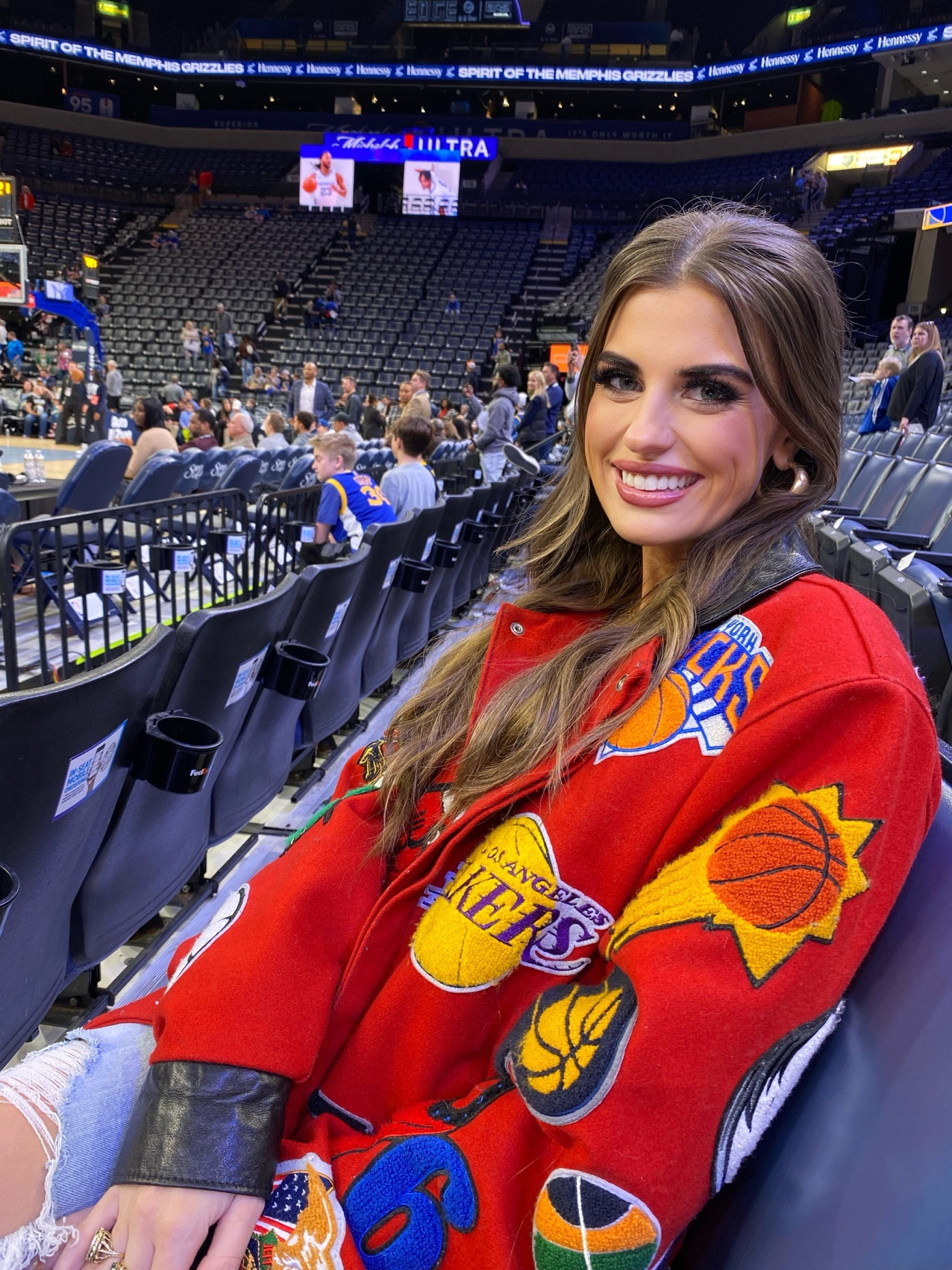 NBA game fit 🤝 

#LTKparties #LTKbeauty #LTKSeasonal