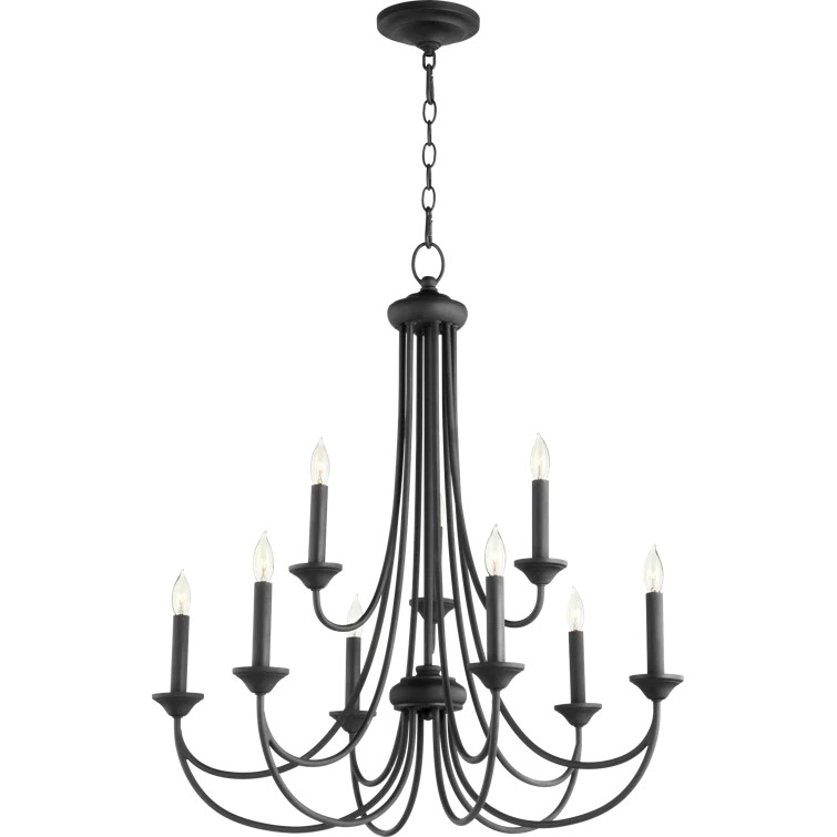 Polito 9 - Light Candle Style Tiered Chandelier | Wayfair North America