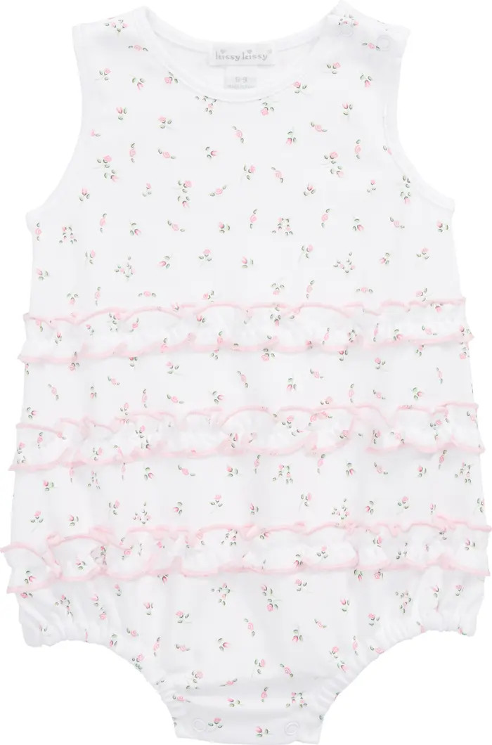 Garden Roses Ruffle Bubble Romper | Nordstrom