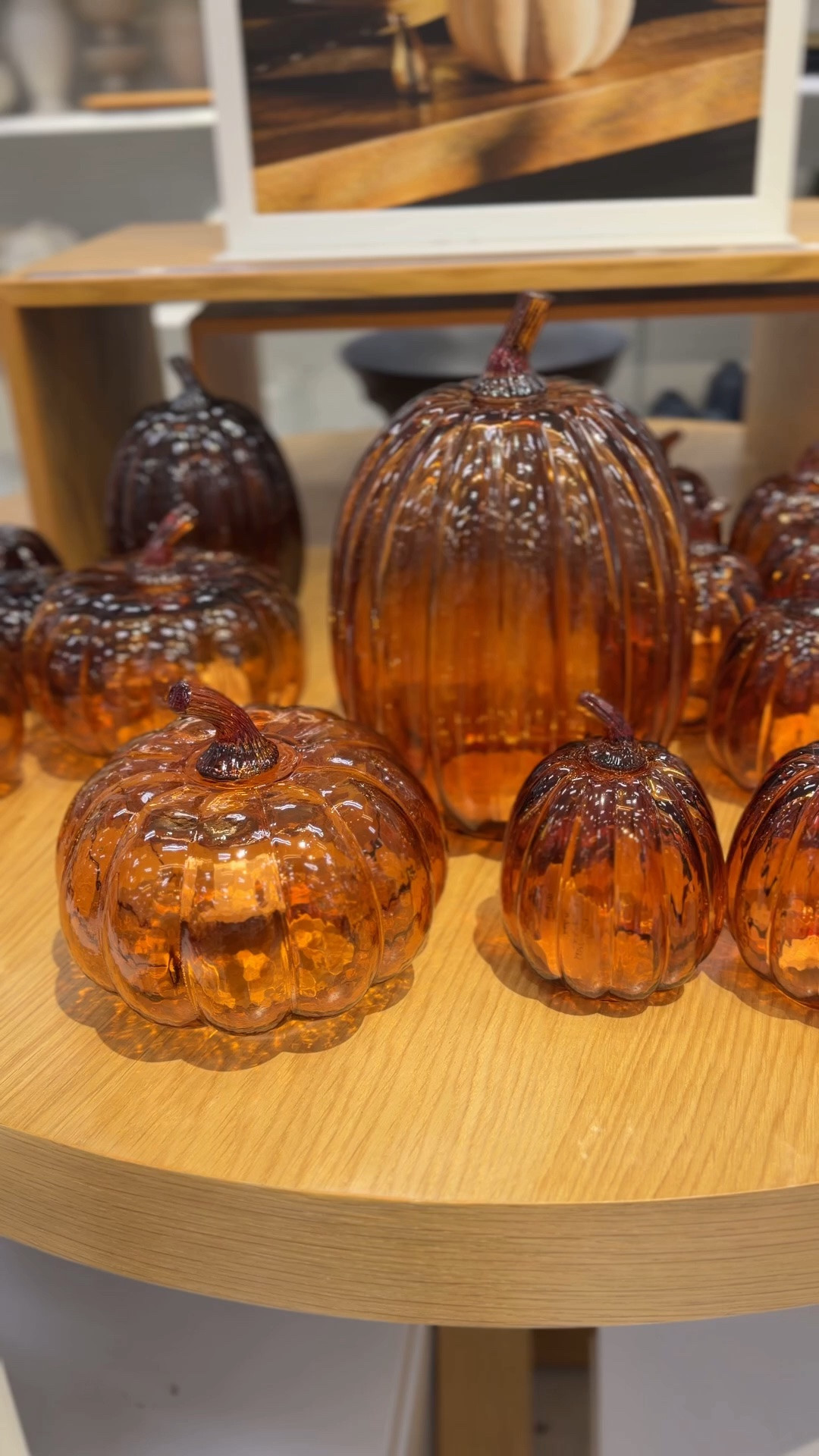 Beautiful glass pumpkins. The orange may be sold out online but I linked the brown
Fall home decor

#LTKHome