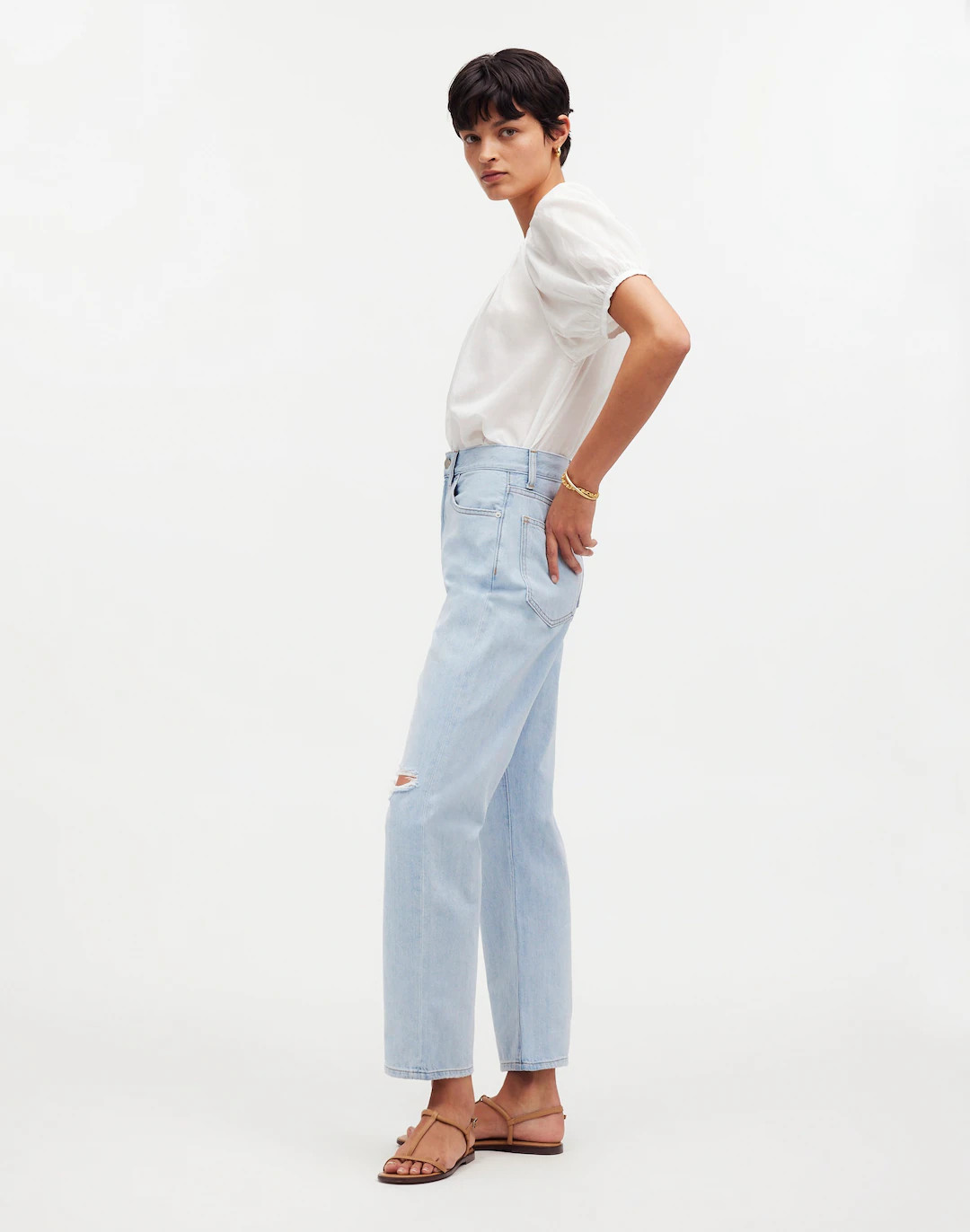 The '90s Straight Crop Jean | Madewell