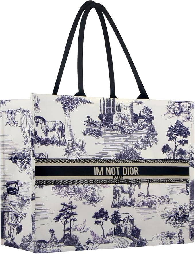 mattb Jute Travel Tote Bag Large Beach Bag Market Handles Reusable Grocery Bag for Womans Gifts | Amazon (US)