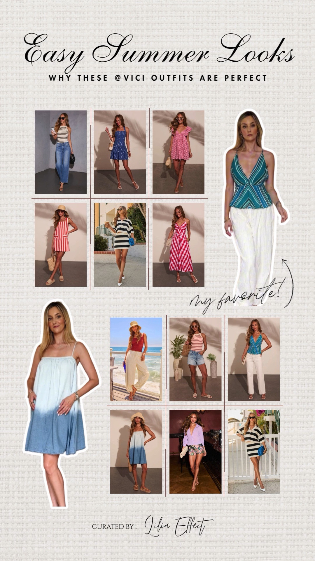 Easy summer looks — why these @VICI  outfits are perfect ☀️🤍 Lightweight fabrics, flattering silhouettes, and effortless pieces that make getting dressed easy while keeping you chic all season long. ✨🌴

#LTKootd #LTKgrwm