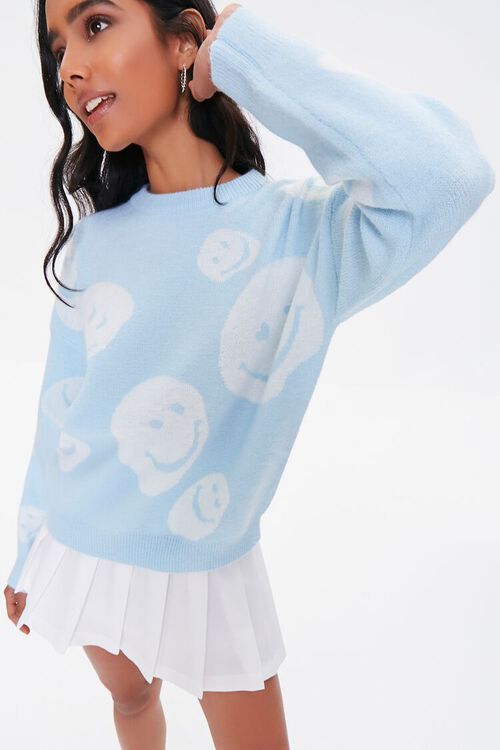 Happy Face Graphic Sweater | Forever 21 (US)