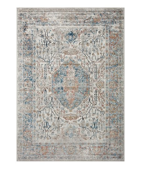 Stone Floral Traditional Bianca Rug | Zulily