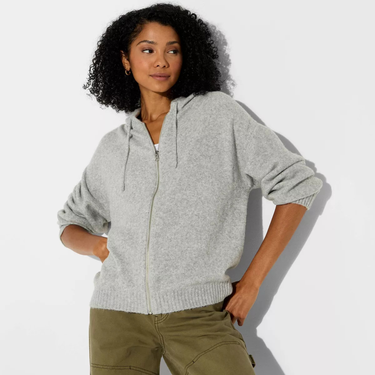 Women's Long Sleeve Hooded Cardigan - Wild Fable™ | Target