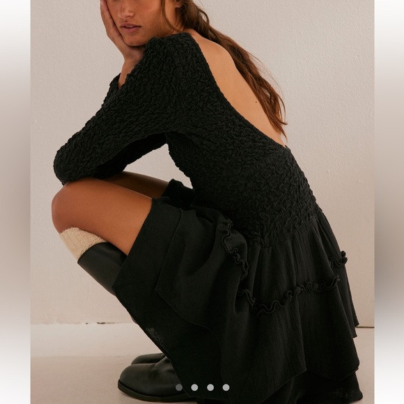 Free people drop waist mini dress | Poshmark