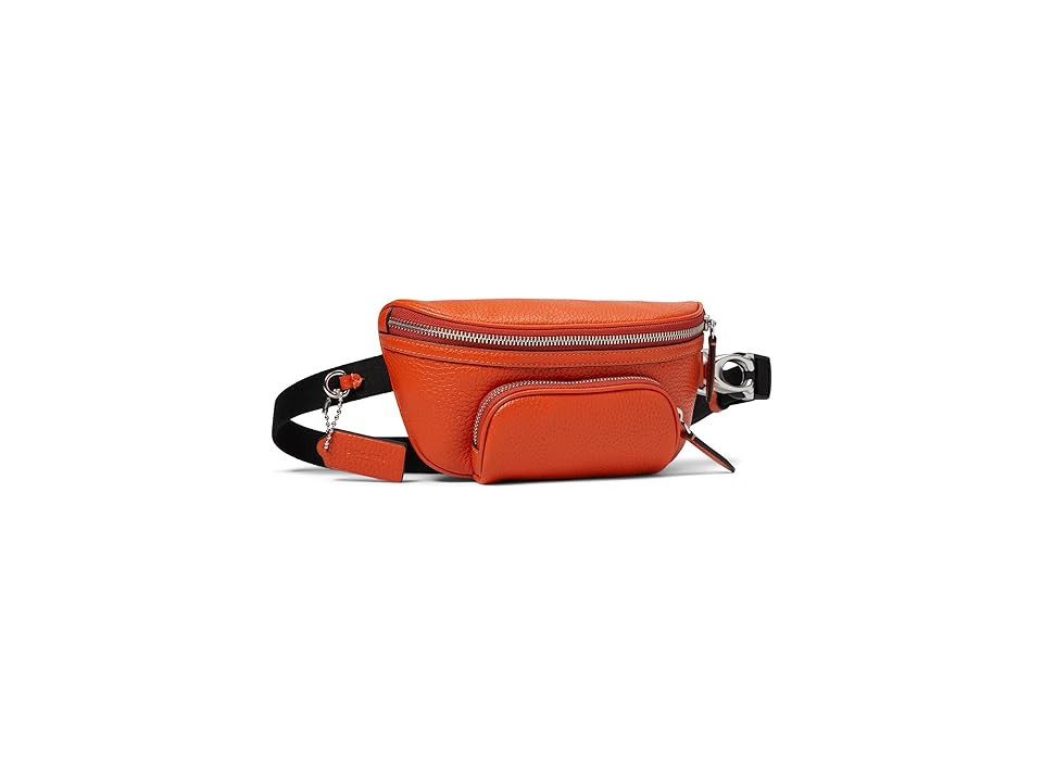 COACH Beck Belt Bag in Pebble Leather (Sun Orange) Handbags | Zappos