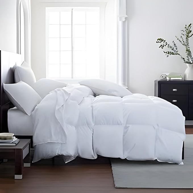 Down Alternative Comforter King Size - Fluffy Duvet Insert - Premium Plush All Season - Luxury Br... | Amazon (US)