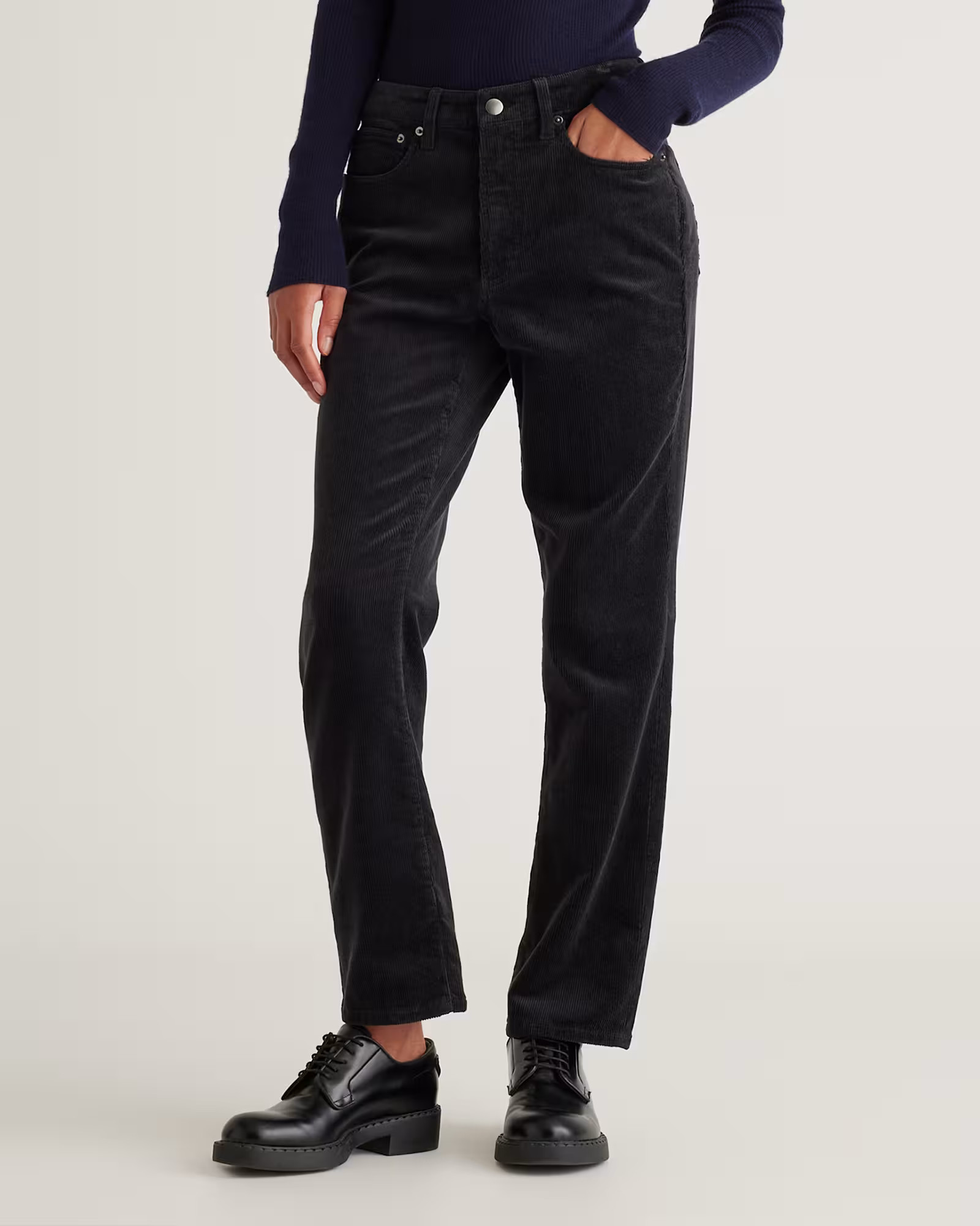 Organic Stretch Corduroy Straight Leg Pants | Quince