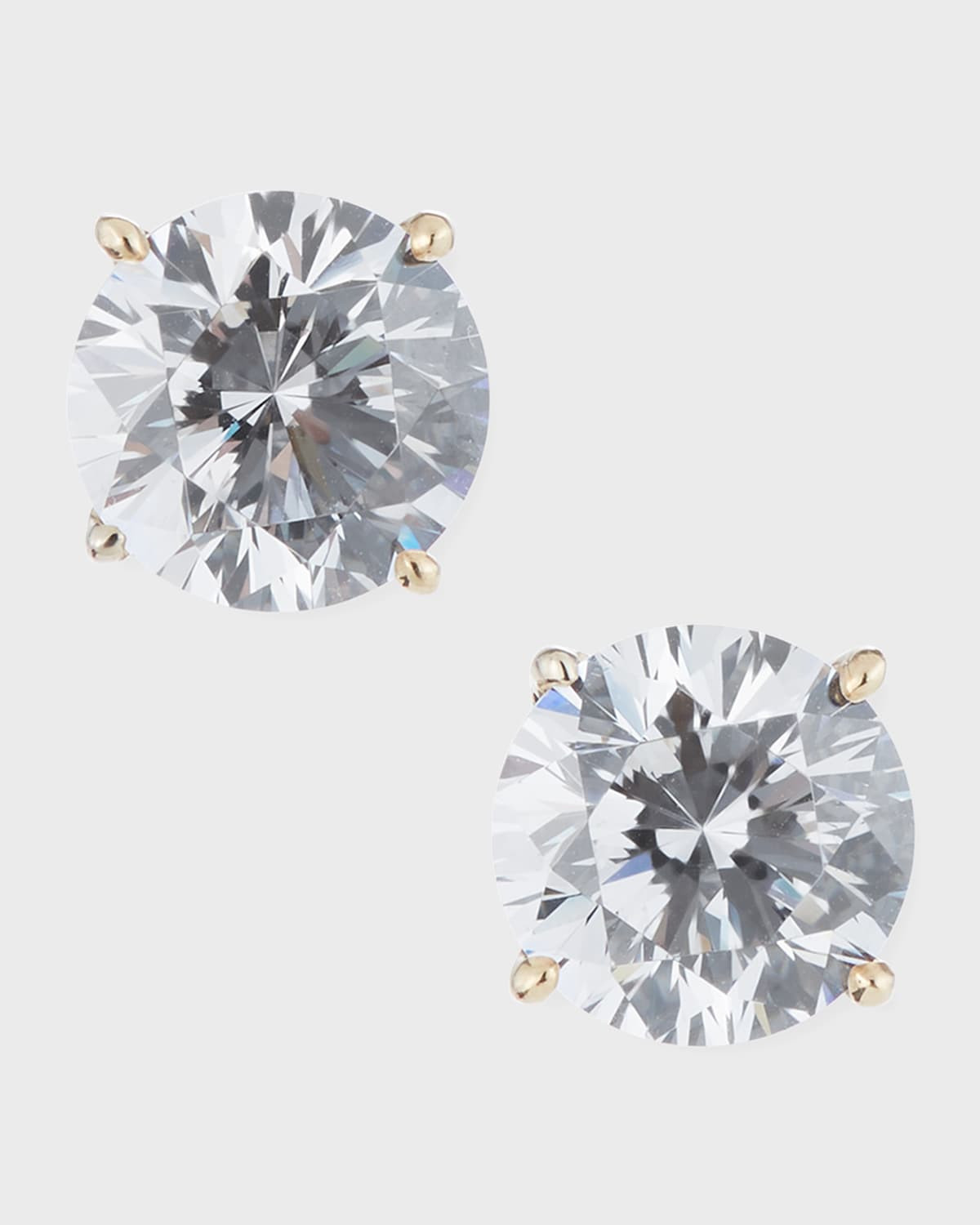 14K Yellow Gold 3.5ct Stud Earrings | Neiman Marcus
