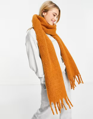 MISS SELFRIDGE BRUSHED RUST SCARF | ASOS (Global)