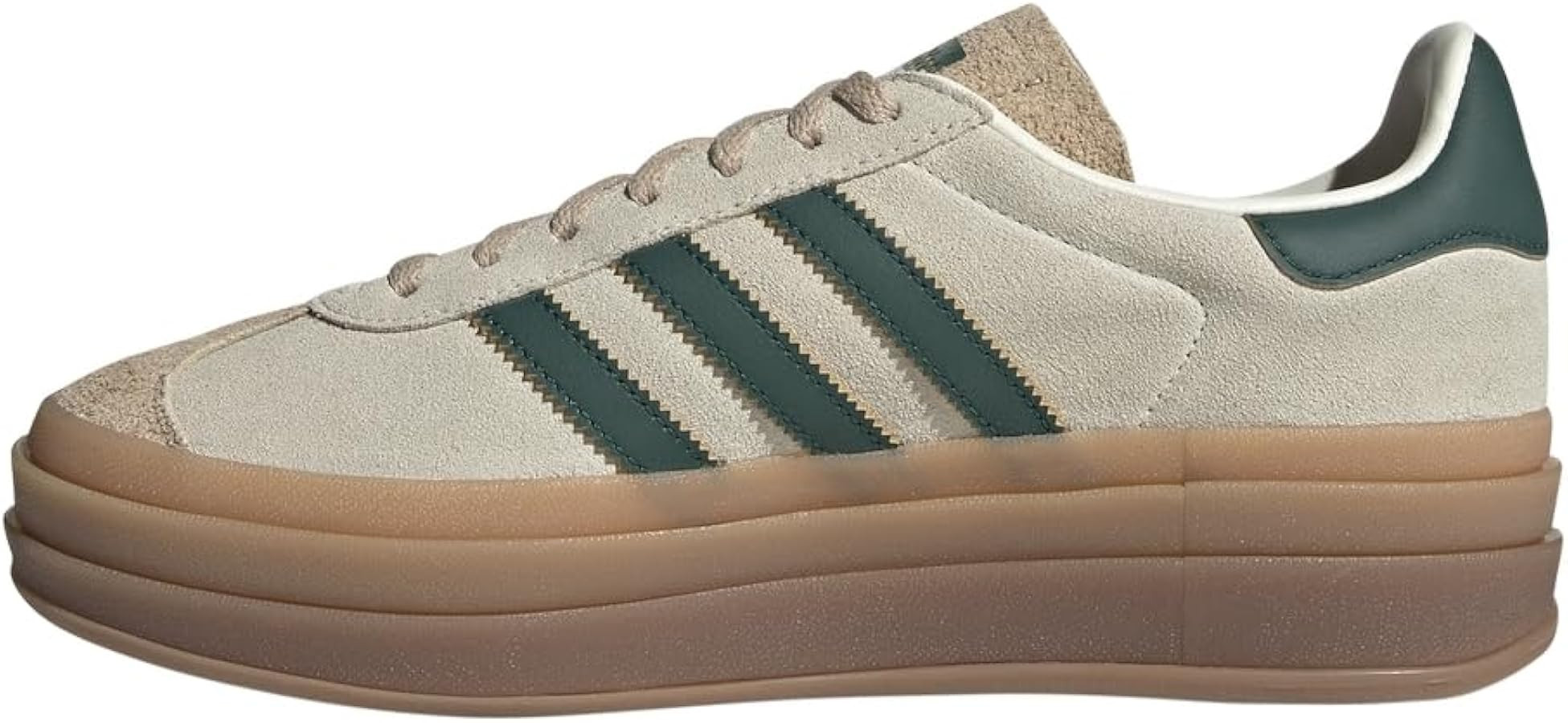 Adidas Bold WMNS Shoes, Cream White/Collegiate Green/Magic Beige, Size 7.5 | Amazon (US)