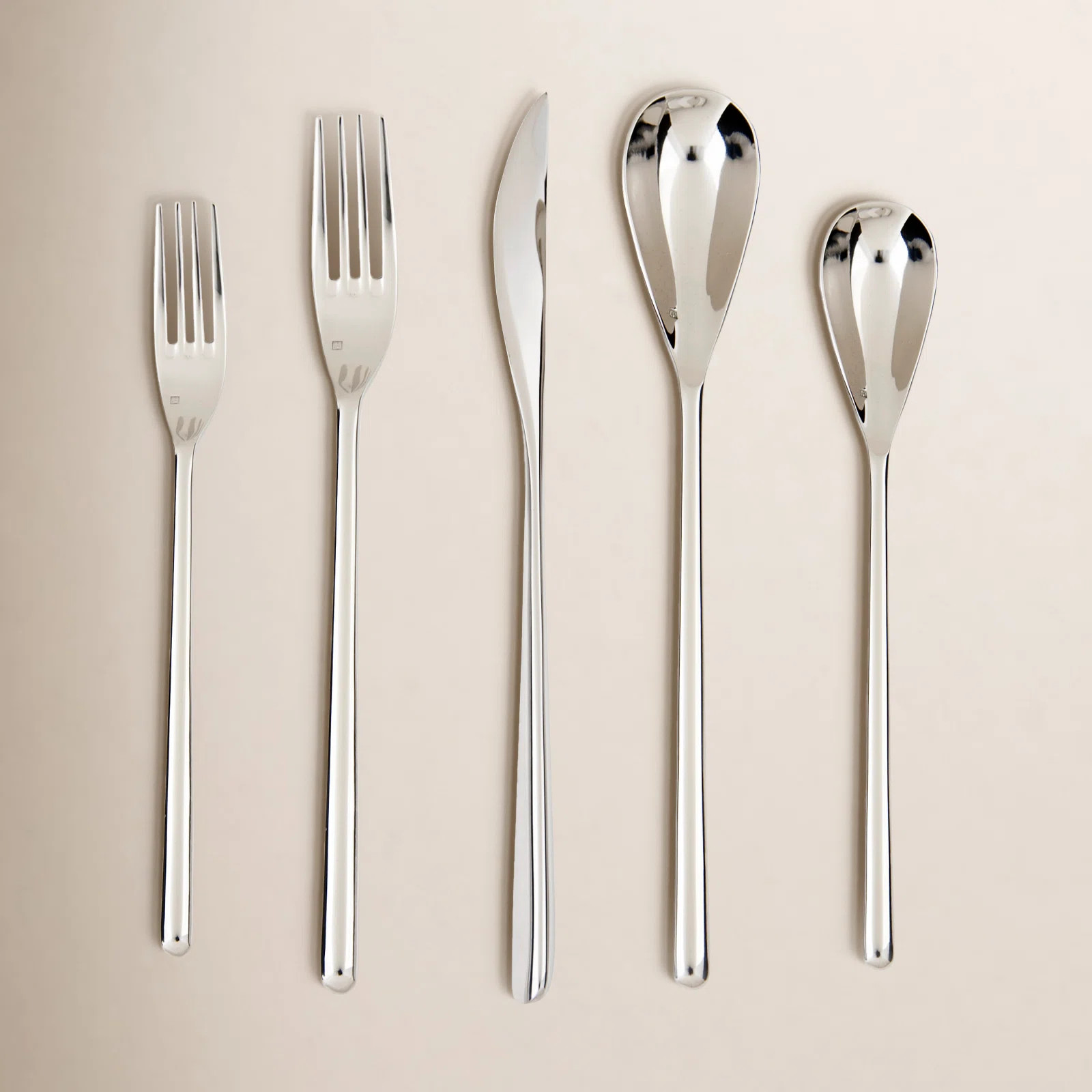 Fortessa Dragonfly  Stainless Steel Flatware Set, Service for 1 | Birch Lane