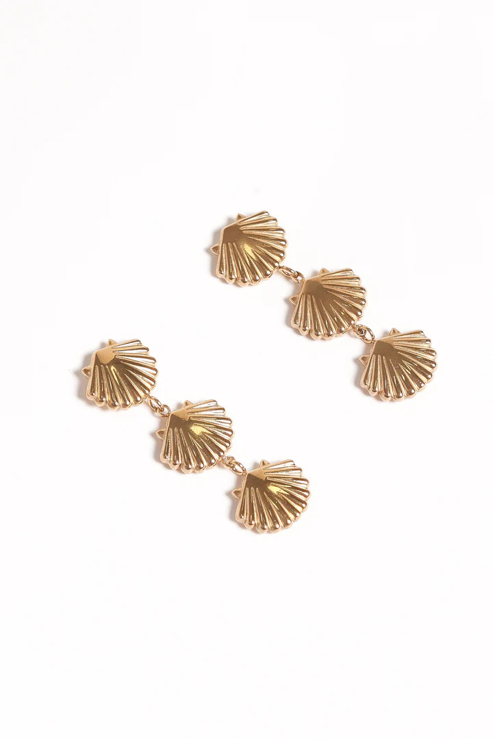 Coral Earrings - Gold | Petal & Pup (US)