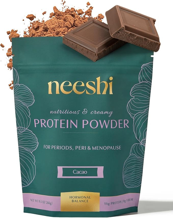 Plant-Based Protein Powder for Hormonal Balance - Vegan, Gluten-Free, Organic, Cacao Protein Powd... | Amazon (US)