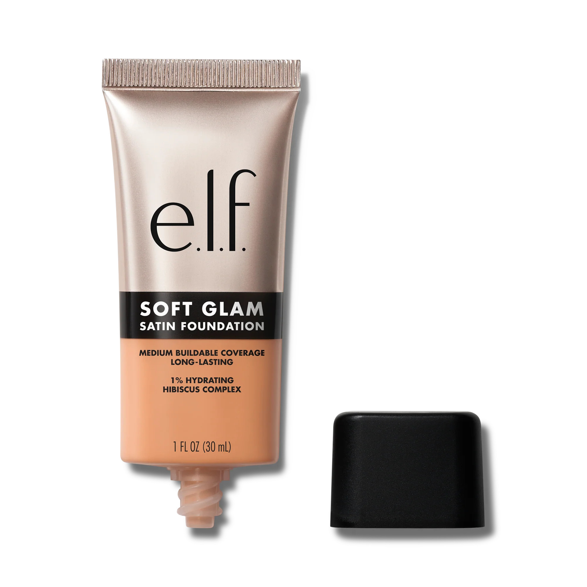 e.l.f. Cosmetics Soft Glam Satin Foundation - 35 Medium Cool - Vegan and Cruelty-Free Makeup | e.l.f. cosmetics (US)