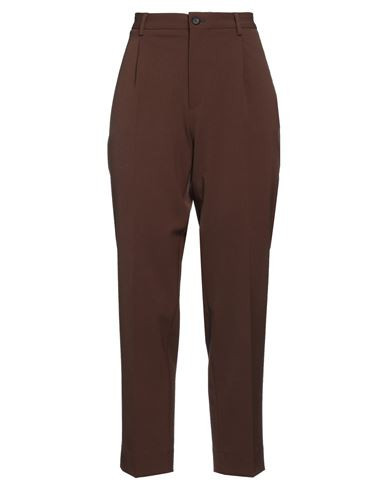 The Gigi Woman Pants Brown Size 4 Polyester, Virgin Wool, Elastane | YOOX (US)