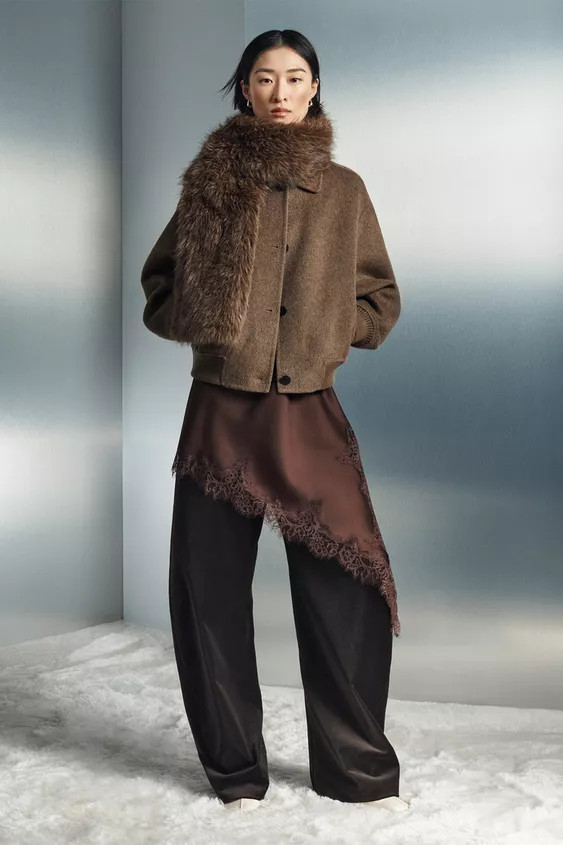 BOMBERJACKE MIT WOLLANTEIL ZW COLLECTION | Zara DE