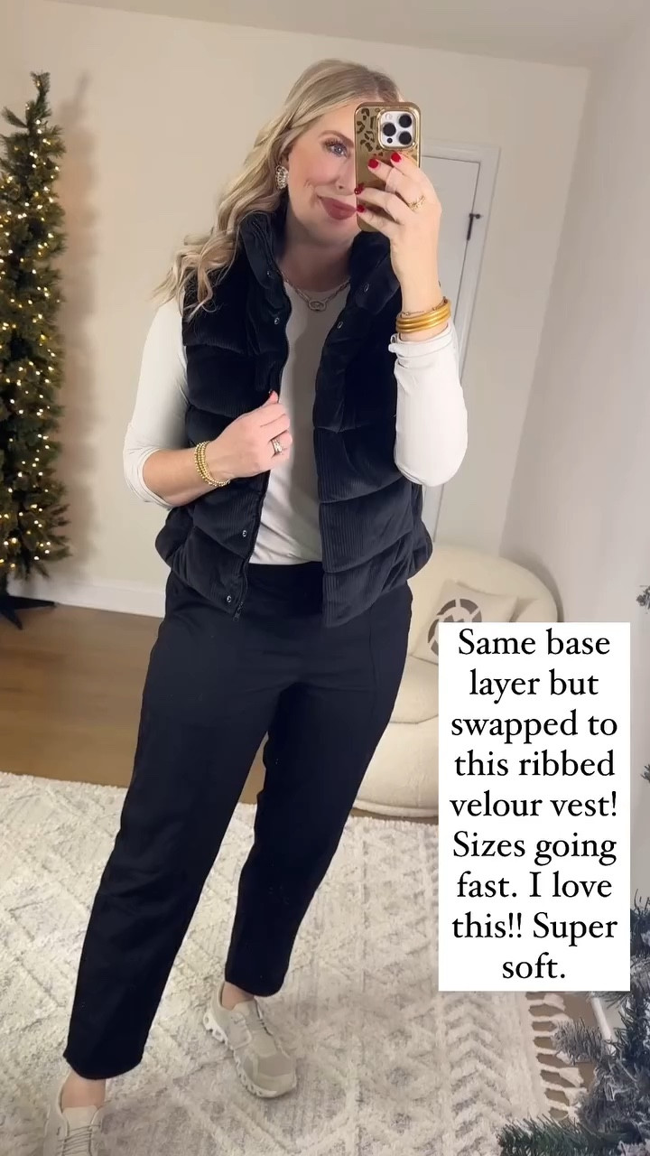 Walmart try on, Walmart outfit, Walmart sale, velour vest, activewear 

#LTKWatchNow #LTKSaleAlert #LTKCyberWeek